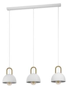 Eglo 99696 - Lampadario su corda CALMANERA 3xE27/40W/230V bianco