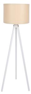 Lampada da terra AYD 1xE27/60W/230V beige/bianca