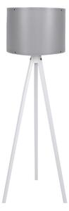 Lampada da terra AYD 1xE27/60W/230V grigia/bianca