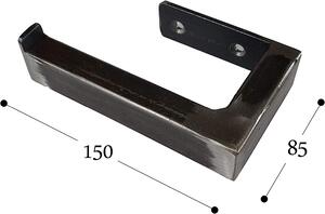 CHYRKA® Porta carta igienica MOP-L(R) OPARI portarotolo in metallo design industriale loft