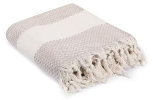 Copriletto in cotone beige per letto matrimoniale 230x200 cm Seritli - Mijolnir