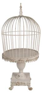 Decorazione a gabbia per uccelli Clayre & Eef Ø 33x69 cm Ferro beige
