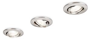 Philips 59243/17/E7 - SET 3x Lampada da incasso 1xGU10/50W/230V