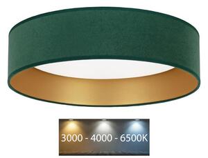 Brilagi - Plafoniera LED VELVET LED/24W/230V 3000/4000/6400K verde/oro