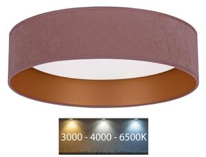 Brilagi - Plafoniera LED VELVET LED/24W/230V 3000/4000/6400K rosa/oro