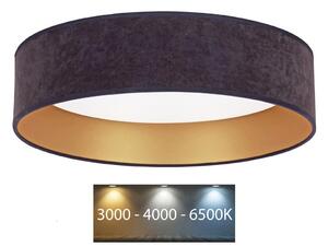 Brilagi - Plafoniera LED VELVET LED/24W/230V 3000/4000/6400K grigio/oro