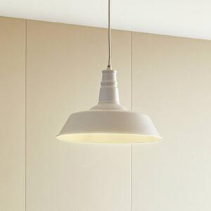 Lampada a sospensione Lindby Laylan, bianco, Ø 36 cm, metallo