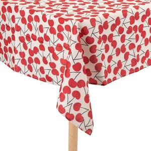 Tovaglia rettangolare impermeabile e antimacchia 140x240cm 10-12 posti  tavola Cherry Love