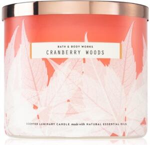 Bath & Body Works Cranberry Woods candela profumata 411 g