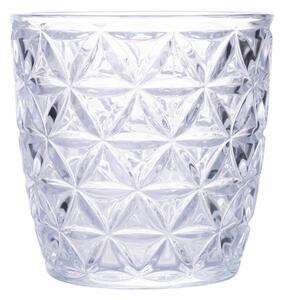 Set 6 Bicchieri Acqua In Vetro 300 Ml Villa Deste Home Tivoli Geometrie Clear