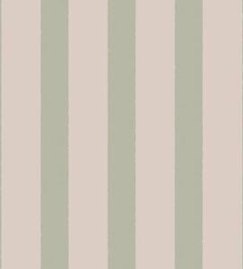 Carta da parati Righe verticali verdi e beige, Parati geometrica classici, Parati geometrica a righe classici, a01180 : Uwalls.it