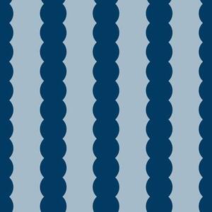 Carta da parati Strisce ondulate blu scuro in stile minimalista, Parati geometrica classici, Parati geometrica a righe classici, a01182v3 : Uwalls.it