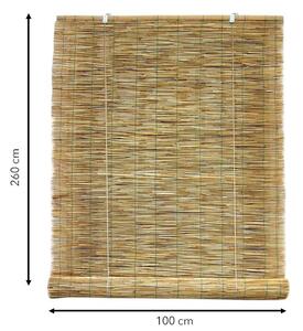 Tenda Arella In Bamboo 100x260 Cm Con Carrucola Resistente Alle Intemperie