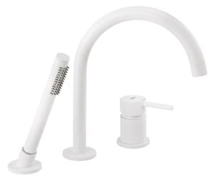 Rubinetto per Vasca a 3 Fori Rea Lungo White
