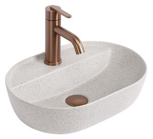 Lavabo da appoggio Rea Aura 42 Sandy
