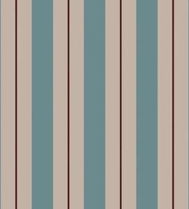 Carta da parati Righe verde acqua e beige con dettagli scuri, Parati geometrica classici, Parati geometrica a righe classici, a01183v5 : Uwalls.it