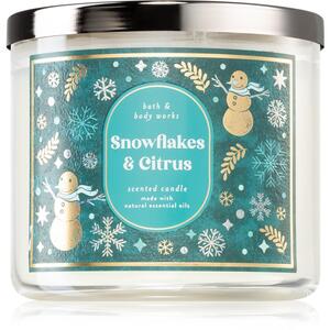 Bath & Body Works Snowflakes & Citrus candela profumata 411 g
