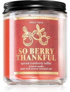 Bath & Body Works Spiced Cranberry Toffee candela profumata I 198 g