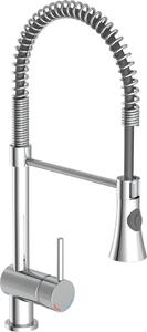 Rubinetto da cucina SCHÜTTE CORNWALL, rubinetto da cucina a bassa pressione, rubinetto da cucina estraibile, miscelatore da cucina, cromo