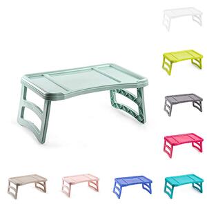 Tavolino pieghevole per letto, utilizzabile per mangiare o per appoggiare oggetti, dimensioni 51 x 33 cm