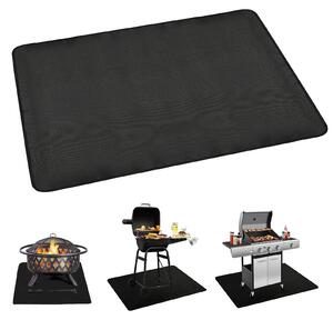 Solidchoice - Piastra resistente al calore per caminetto e barbecue, rettangolare - 60x52 cm