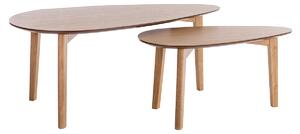 Gruppo di due tavolini quercia ARTIK