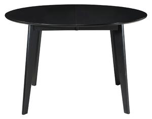 Tavolo da pranzo estensibile rotondo nero L120-150 cm LEENA