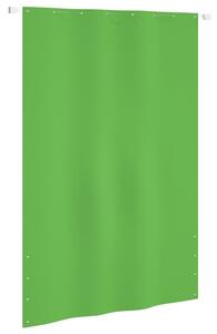 Paravento per Balcone Verde Chiaro 160x240 cm in Tessuto Oxford