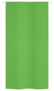 Paravento per Balcone Verde Chiaro 120x240 cm in Tessuto Oxford