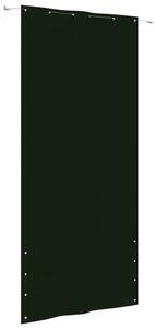 Paravento per Balcone Verde Scuro 120x240 cm in Tessuto Oxford