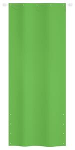 Paravento per Balcone Verde Chiaro 100x240 cm in Tessuto Oxford