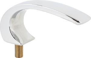 Bocca di erogazione a parete a cascata, in acciaio inox, filettatura maschio G1/2, rubinetto di riempimento per bagno, piscina, spa