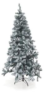 Albero di Natale Artificiale Innevato 210 cm 748 Rami Soriani Sestriere Verde