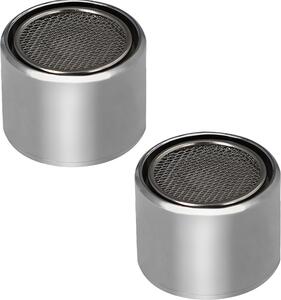 Filtro aeratore per rubinetto / monocomando F22 (2 pezzi) Filtro aeratore per rubinetto, salva acqua, diffusore per rubinetto, aeratore economizzatore