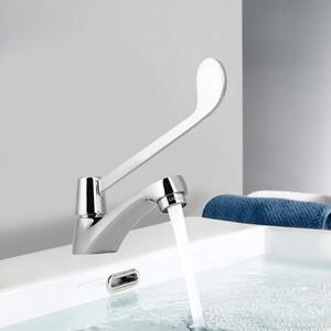 Omgoods - Rubinetto con lungo maniglione - Rubinetto per lavabo - Rubinetto per acqua - Resistente alla corrosione - Filetto G1/2 - Temperatura 0-90°C