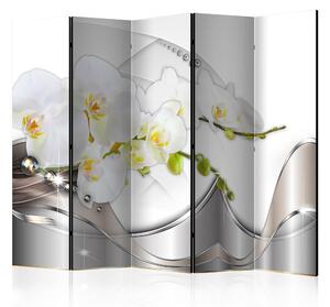 Paravento 5 Pannelli - Pearl Dance Of Orchids Ii 225x172cm Erroi
