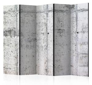 Paravento 5 Pannelli - Concrete Wall Ii 225x172cm Erroi