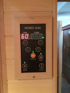 Sauna Finlandese Ad Infrarossi 2-3 Posti 120x118 Cm In Legno Di Cedro Canadese H184 Vorich King