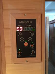 Sauna Finlandese Ad Infrarossi 2 Posti 100x90 Cm In Hemlock Canadese H188 Vorich Rimini