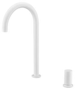 IMEX Rubinetto Cucina Miscelatore Monocomando colore Bianco - GCM001/BL Manacor