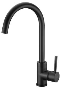 IMEX Rubinetto Cucina Miscelatore Monocomando colore Nero Opaco - GCR002/NG Lyon