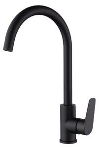 IMEX Rubinetto Cucina Miscelatore Monocomando colore Nero Opaco - GCZ044/NG Belgica