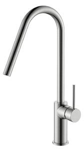 IMEX Rubinetto Cucina Miscelatore Monocomando colore Nikel Spazzolato - GCE020/NQ Kenia