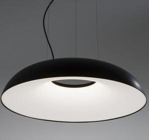 Lampada a sospensione maggiolone di martinelli luce disegnata da emiliana martinelli, colore nero