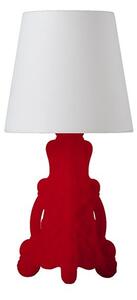 Slide lady of love lampada da tavolo adatta per interno ed esterno, colore flame red