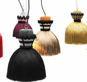 Mogg madama lampada a sospensione disponibile in varie finiture e misure, colore nero, dimensione ø 18 x 21 h