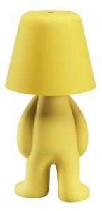 Qeeboo sweet brother lampada da tavolo disponibile in vari colori e posture, colore giallo, struttura tom