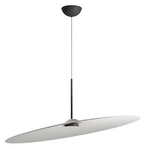 Lampada a sospensione acustica f58 di fabbian disponibile in varie dimensioni e finiture, dimensione diametro cm 120, colore cemento