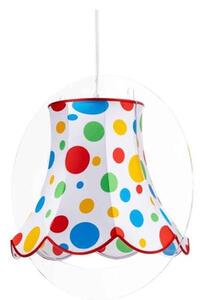 Emporium stella lampada a sospensione per cameretta dei bambini, finiture bianco pois multicolor, voltaggio lampada a sospensione ø50 cm