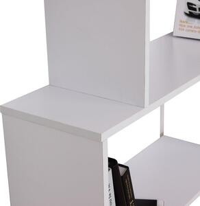Libreria Di Design Mobili Ufficio Scaffale In Legno 80x24x191 Cm Bianco